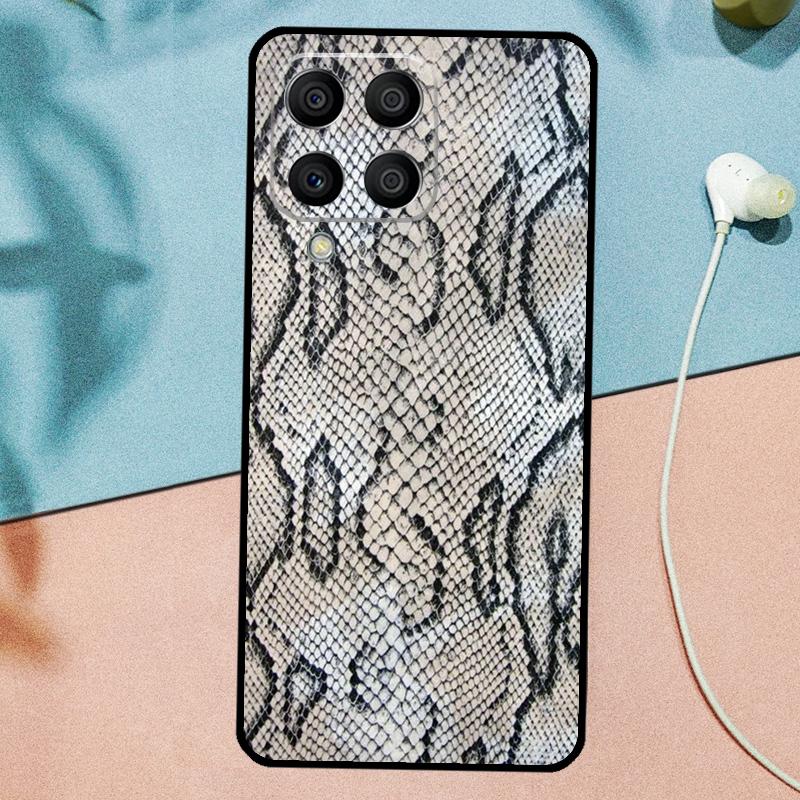Snake Texture For Samsung Galaxy M33 M35 M55 M15 M12 M13 M14 M34 M54 M53 M21 M31 M11 M32 M52 M06 M16 Case