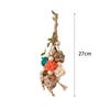 Parrot Toys Chew Exercise Accessories Hanging Swing Cage Bite Parrot Chewing Toy for Conures Lovebird Parakeets Cockatoos Macaws