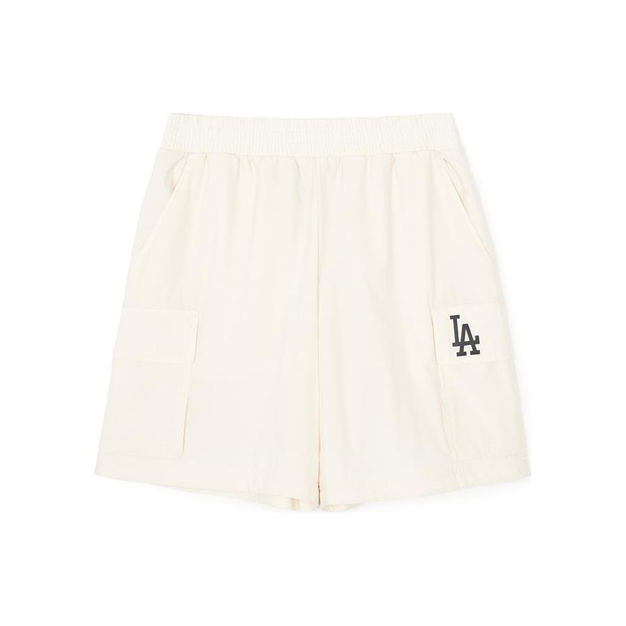 MLB Casual Shorts Unisex Linen Cream 3ASMB0443-07CRM L