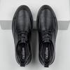 Fashion Quality Men Classic Leather Oxford Shoes Dress Shoes Summer Lace-Up Punching Leather Breathable Driving Wedding Men Casual Shoes