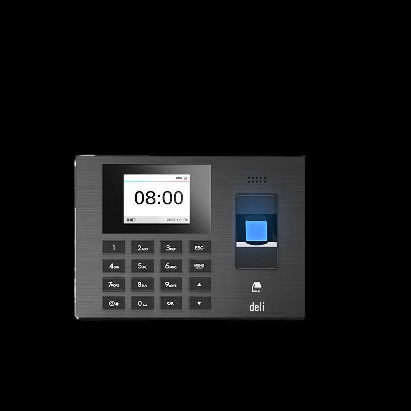Deli 3960S Fingerprint Time Clock with 4G & Backup Power