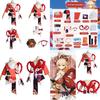 Genshin Impact Naganohara Yoimiya Anime Cosplay Costume Halloween Suit Female High-quality And Exquisitely Crafted