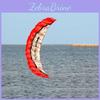 Parașută Parafoil cu Linie Dublă de 2.5m Sport Acrobatic Jucării de Plajă în Aer Liber Zmeu Roșu Cu Material Textil Pătrat Premium**