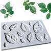 Chocolate Mold Baking Leaf Design Easy Cleaning Silicone DIY Ovenproof Cake Mould for Fondant