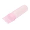Flacone Applicatore Pettine Radici Semi Trasparente per Olio Applicatore per Tinta Capelli 160ml per Casa Salone