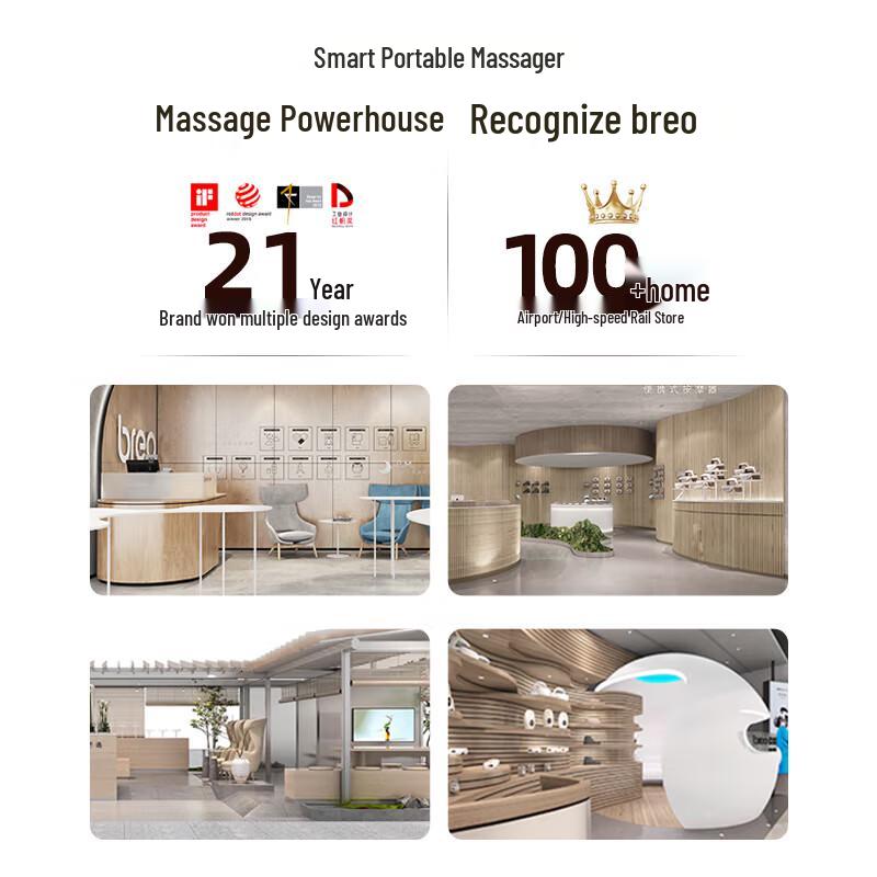 Breo Neck N2 Cervical Spine Massager CN plug (adapter included)