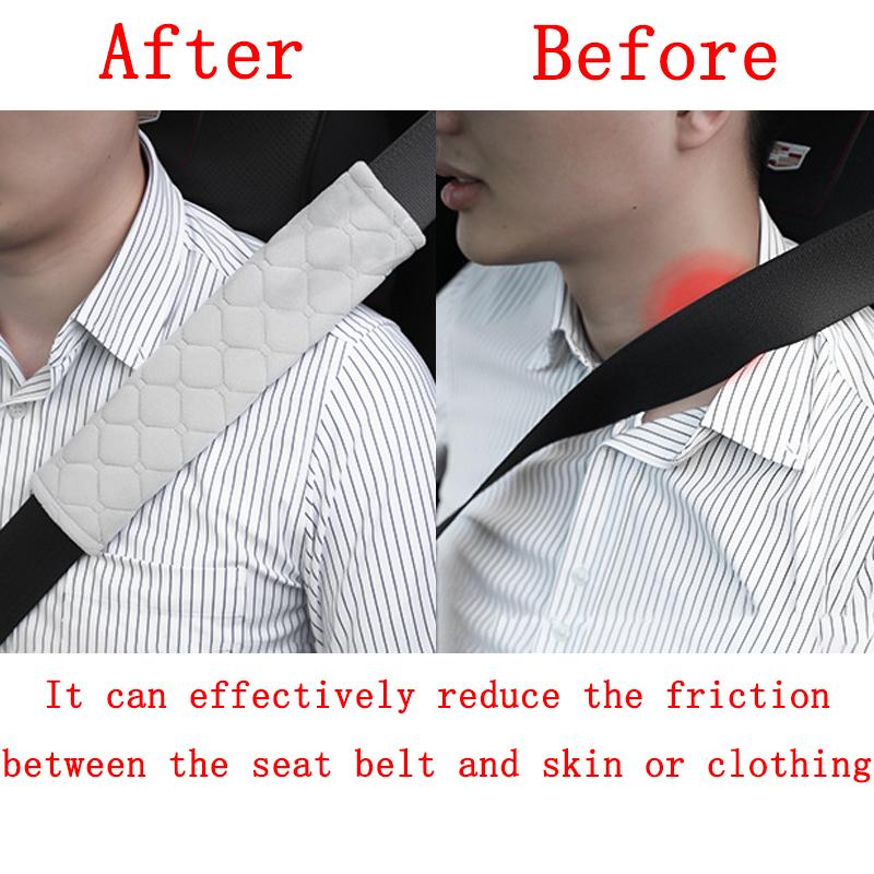 Universal Car Seat Belt Cover Adjustable Plush Car Safety Belt Cover Shoulder Pad for Kids Adults Car Interior Accessories CLE