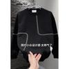 Men's Sweater Men's Season New Business Fashion Bottom Shirt Long Sleeve Trend Youth Clothing