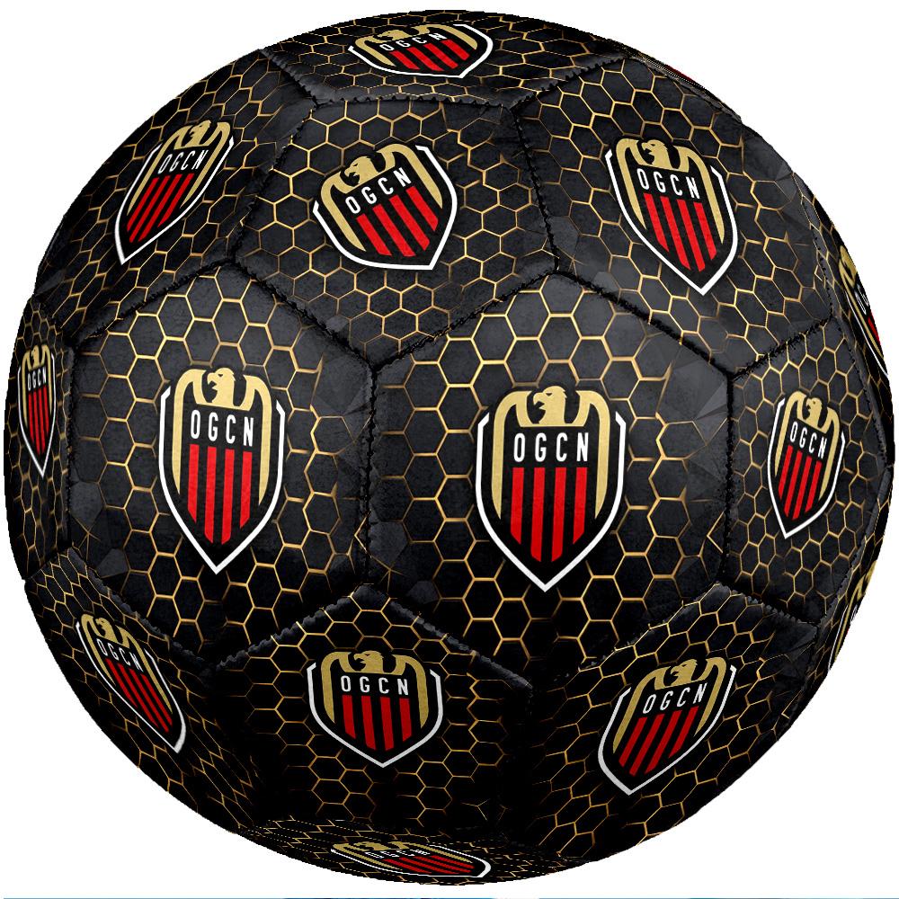 OGC Nice FC Size 5 Standard Football Durable Training Match Soccer Ball for Adult Outdoor Sports