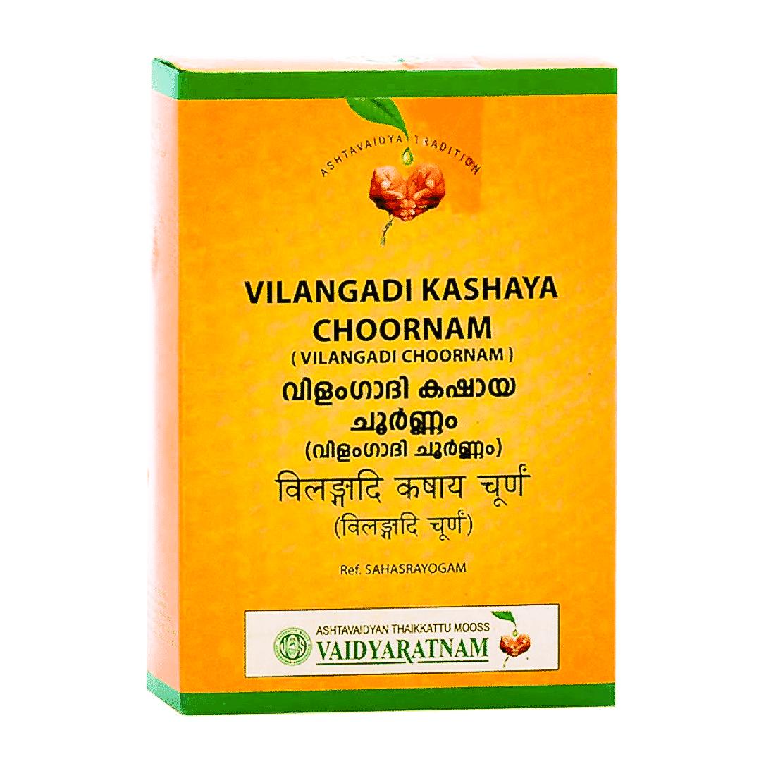 

Вілангаді Кашая Чурнам (50 г), Vilangadi Kashaya Choornam, Vaidyaratnam