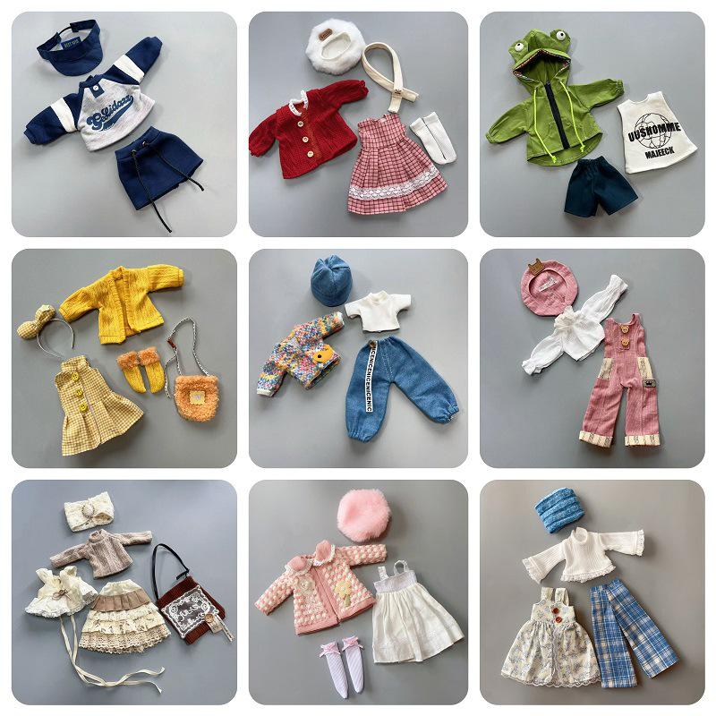 6-Minute BJD Doll Clothes for Akagi, GL, Gungun, Ghost Mom Dolls - 30cm Lolita Dress-Up Outfit