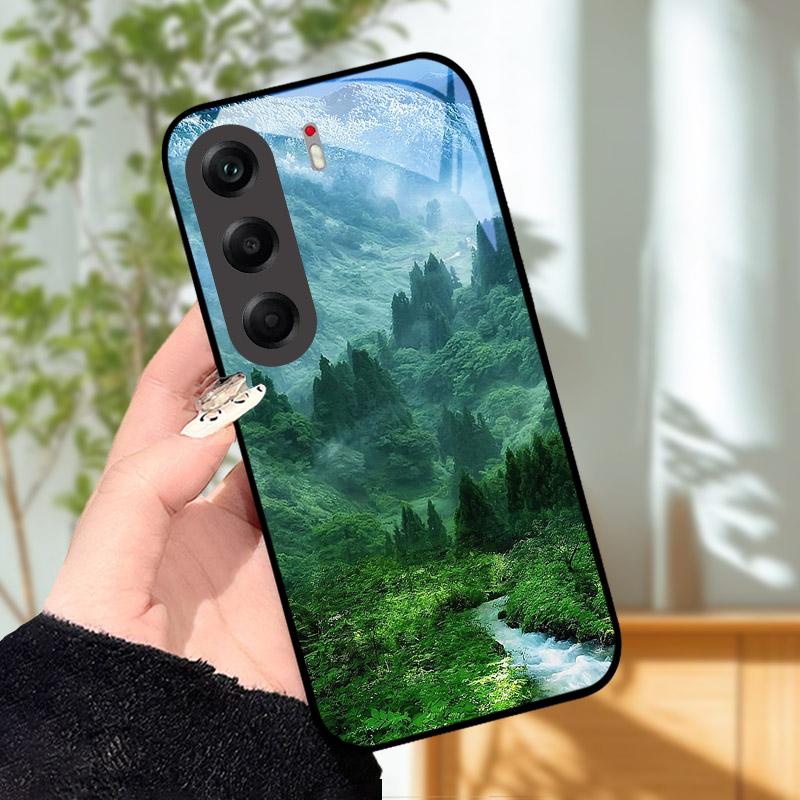 For Tecno Camon 40 Pro 4G Phone Case Lens Protection Bumper For TECNO Camon40 Pro 40Pro 4G Tempered Glass Back Cover Fundas Capa