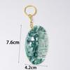 Portable Mini Comb Cute Keychain For Women Backpack Pendant Bag Decor Colorful Key Chains Car Keychains Travel Hair Accessories