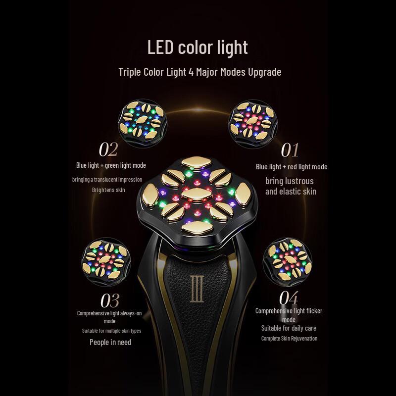 Dr. Arrivo Zeus III Microcurrent LED Facial Beauty Device CN Plug (adapter Included)