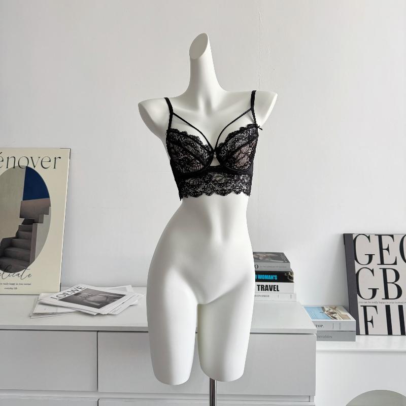 Sexy Underwear Bra Women Ultra-thin Bra Clothes French Lace Breathable Bralette Female Silk Comfort Bras and Thong Lingerie