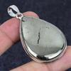 Pyrite Agate Gemstone Handmade 925 Sterling Silver Jewelry Pendant 2.29" f9e40