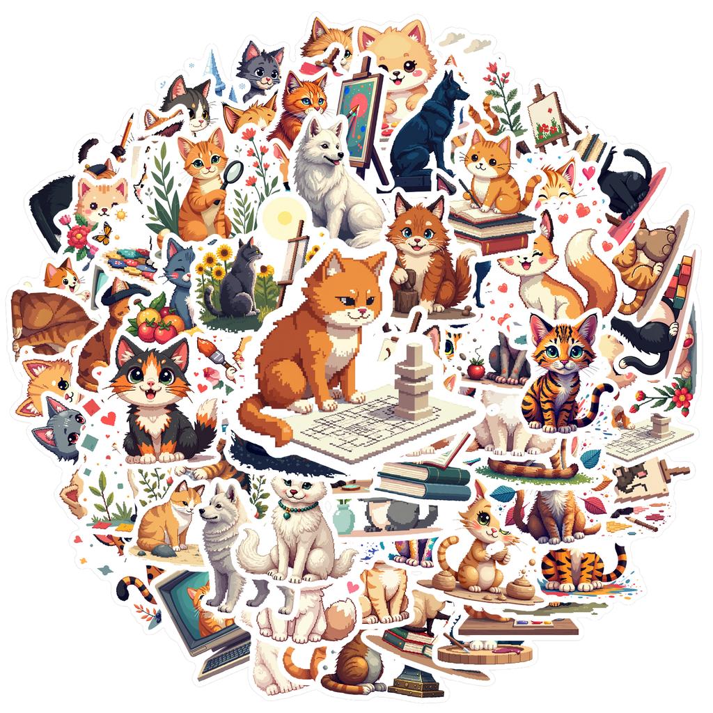 35pcs-100pcs Cute Stickers Cartoon DIY Stickers Stickers For Laptop Motorcycle Luggage Phone DIY Phone Guitar Laptop