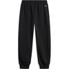Li Ning CF Suo Tapered Fleece Warm Absorbent Heat Loose Knit Sports Pants Women Pants Black AKLUB58-4