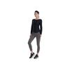 SAUCONY Comfortable Casual Sports Long Sleeve Knit Top Women Tops Black SC1220059-2