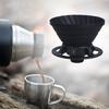 Coffee Dripper Filter Cone Filter Holder Foldable Service for 1 to 2 Cups Coffee