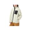 Vans Warm Colorblock Fleece Collar Jacket Women Outerwear Beige VN0A53LOFS8