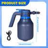 Electric Car Foam Sprayer Spray Bottle Cordless Portable 2000 ml Handheld for Washing