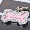 Durable Bone Shape Pets ID Name Tag Address Pendant Dog Puppy Collar Anti-Lost Card