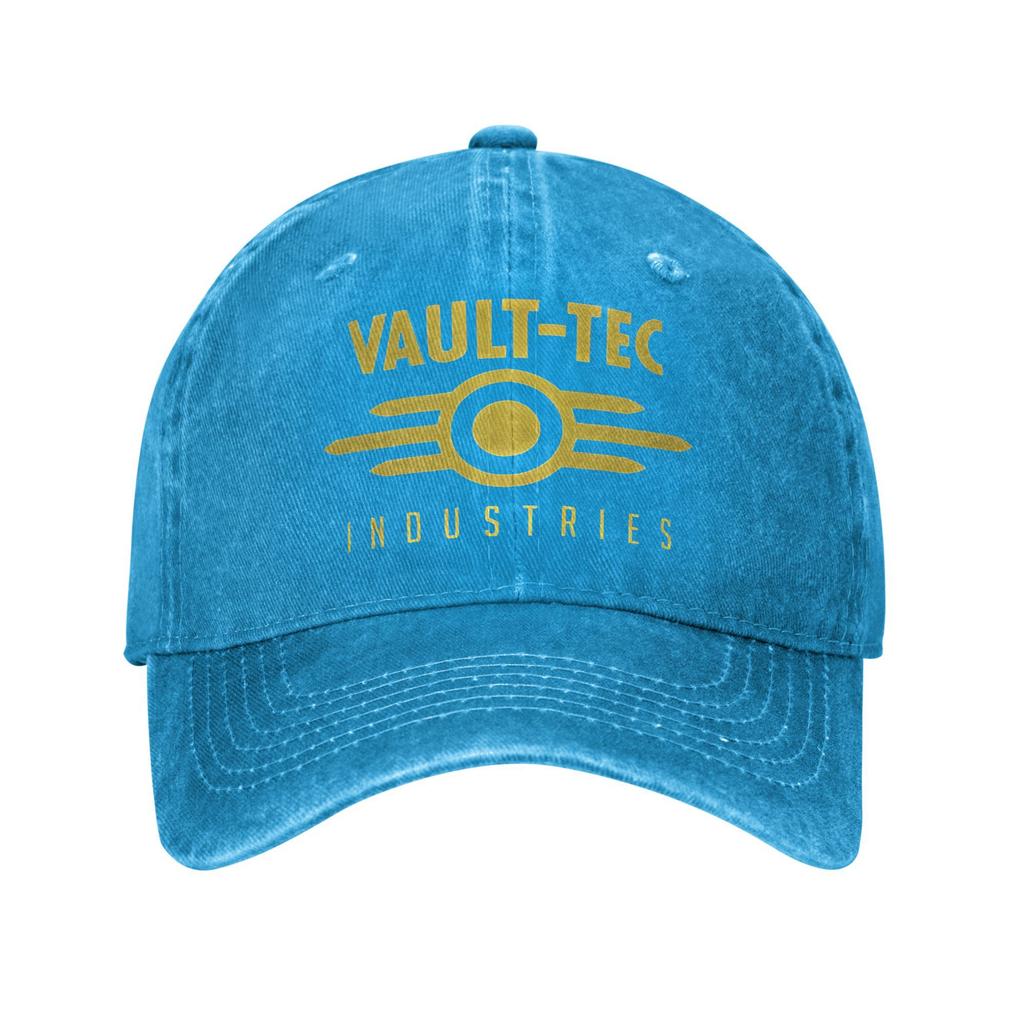 Vault-Tec Logo Remastered 2025 Print Cap Men Women Cotton  Trucker Hat Lerisure Headwear Baseball Cap Adjustable