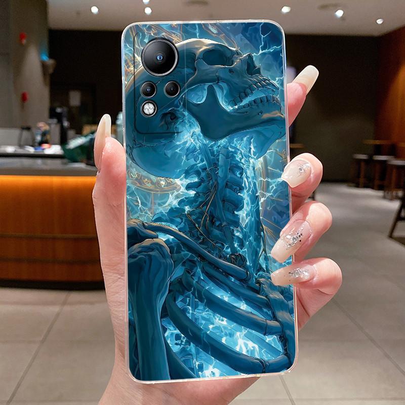 Casing For Infinix Note 12 G88 X663 X663C X663D Cover Luxury Dragon Cute Cool Boys Girls Transparent Soft TPU Phone Case Shells