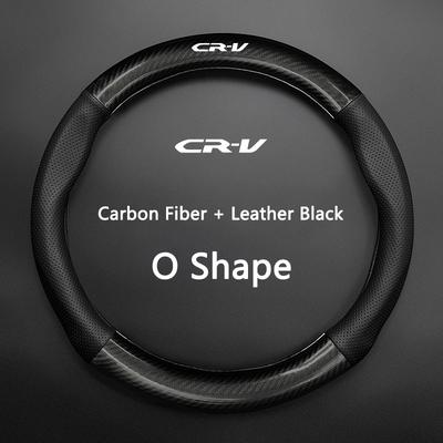 Universal Suitable Matte Carbon Fiber Texture Car Steering Wheel Cover For Civic FIT CRV Accord Jazz HRV Auto Accessories