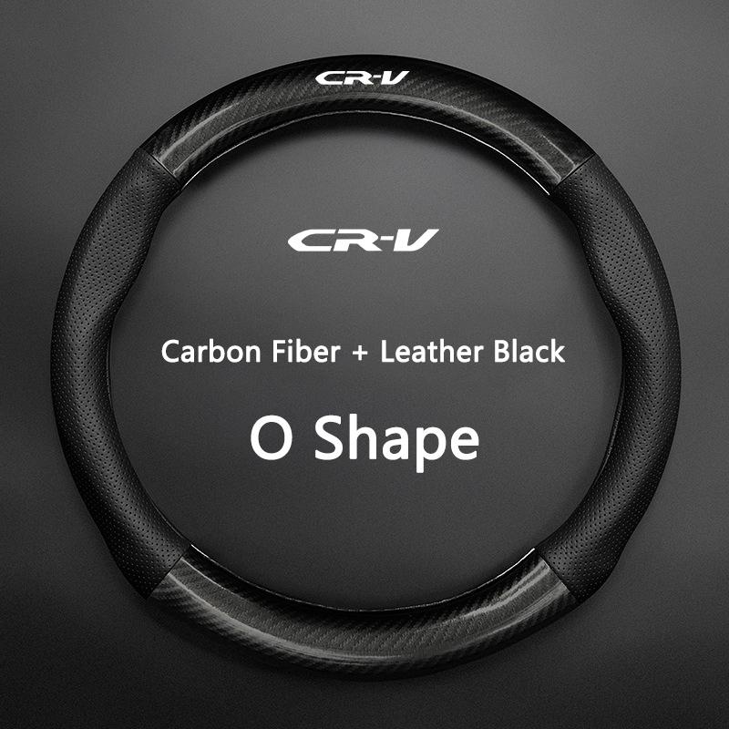 

38cm Carbon Fiber PVC leather Car Steering Wheel Cover for Honda 2016 2017 CRV Pilot Accord Civic Fit Freed Car Accessories