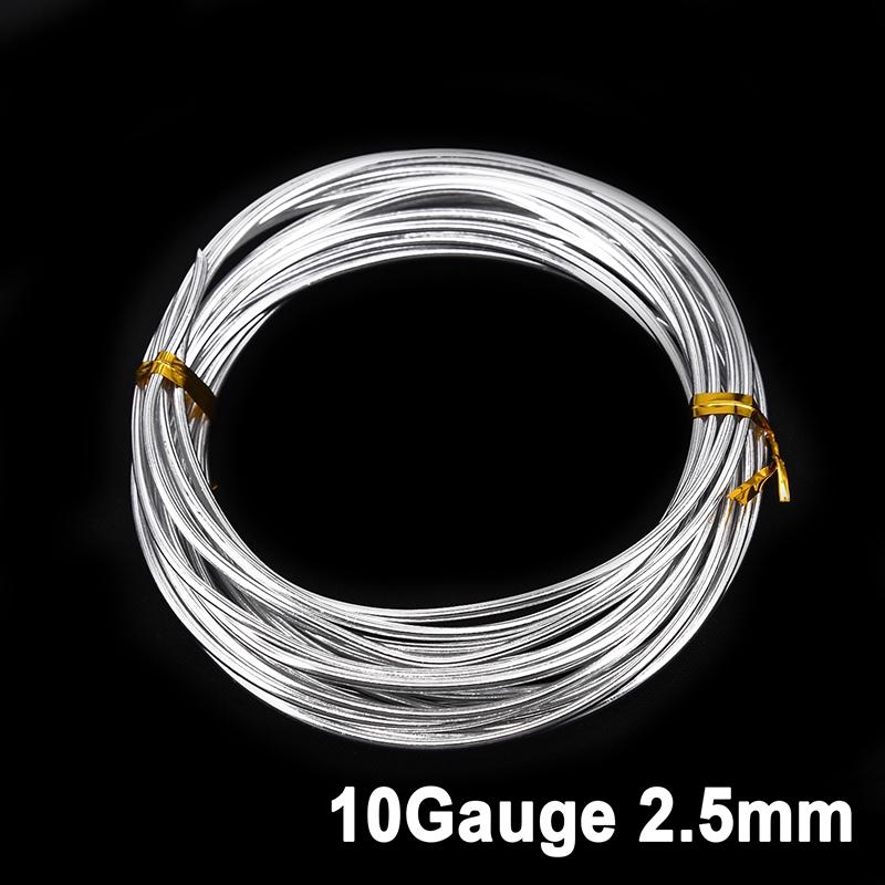 5m Aluminium Craft Wire Florist Artwork Making Beading Jewellery Sizes