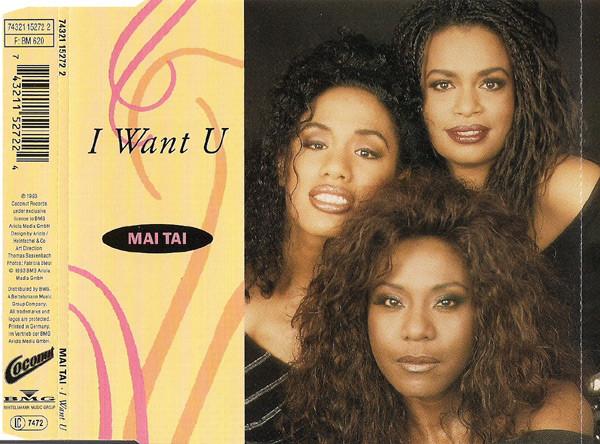 

CD MAI TAI - I Want U 74321152722 Coconut 1993 Германия Танцевальная и электронная музыка Б/У