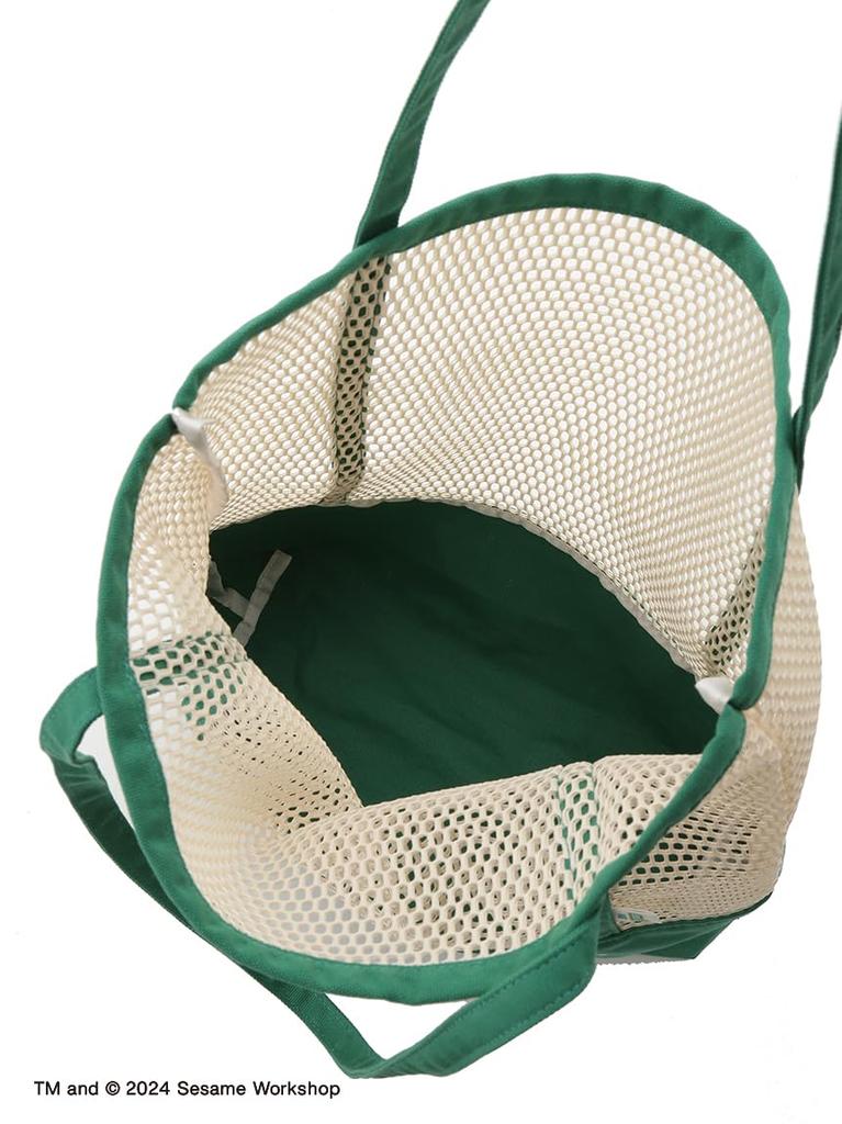 Sesame Street Market Mesh Tote Bag SSMUGB243206 Women's Green, Free Size