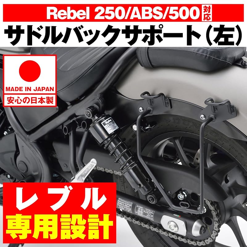Daytona Rebel 250/500 (17-23) Dedicated Side Bag Support, Left Side Saddlebag Support 95225