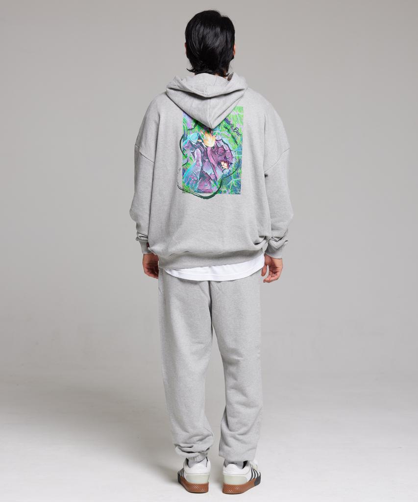 CREAM SODA LAB Lab Nno1 Logo Training Jogger Pants Gray