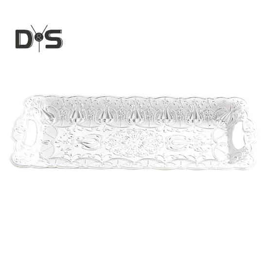 Fruit Plate Serving Tray for Party Unbreakable Fruit Platter Snacks Dessert Reusable Tray Christmas Restaurant Decor