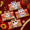 4 Stück Chinesisches Neujahrs Glücks Roter Umschlag 2026 Jahr des Pferdes Hangbao Frühlingsfest Tierkreiszeichen Pferd Rotes Päckchen Neujahrs Geschenk für Kinder