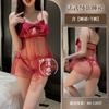 Sex Underwear Sexy Pajamas Ice Silk Thin Lace Suspender Pajamas Big Bow Perspective Mesh Sex Pajamas