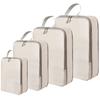 Waterproof Organizer Bags Suitcase Clothes Organizers Handbag Travel Bag 4 Piece Set Portable Travel Compression Packing Cubes Bag