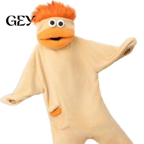 Soft Kids Sleepwear Funny Wearable Big Mouth Onesie Pajamas for Kids, Adults, Dress Up Fleece Cozy Home Loungewear, Hooded Plush One-Piece Jumpsuit