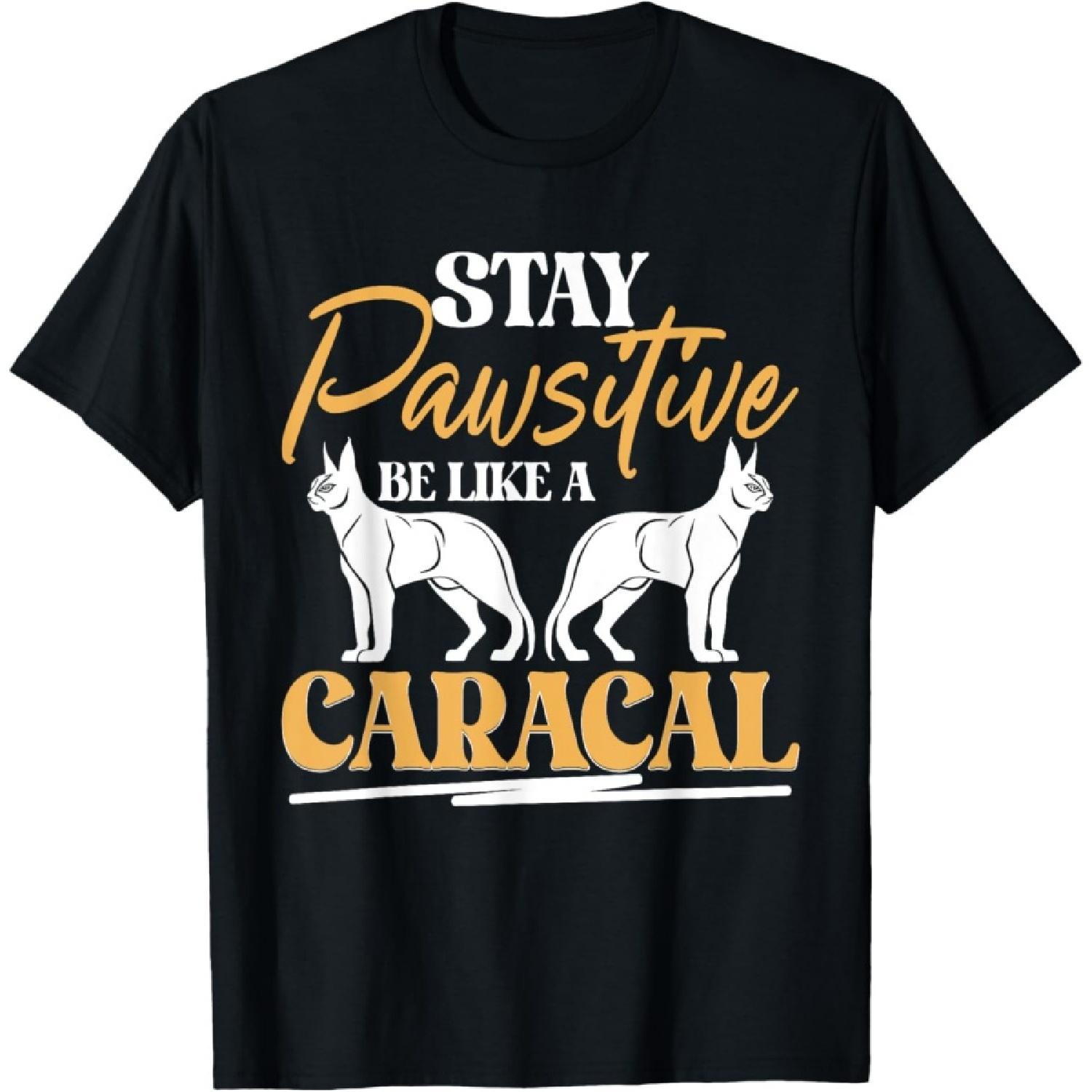 

Caracal Floppa Cat Big Caracal Floppa African Animal T-Shirt(11) XXXXXL чорний