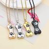 Paw Printings Cremation Urn Bar Jewelry Pet Cremation Jewelry Ashes Necklaces Creative Pet Cremation Jewelry