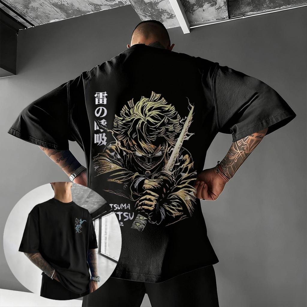 

Unisex Oversized Anime T Shirt Men Women Summer New Short Sleeve Tee Graphic 3D Print Streetwear Casual Tops XS