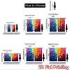 2D flat Photography Backdrop Scene Tapestry Colorful Strokes 100% Polyester Family Party Perfect for Suitable for patio and