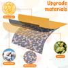 9 Pcs Reusable Beeswax Wrap for Food Organic Cotton Beeswax Papers Small Medium Large Bread Sandwich Wrapper Bowls Covers
