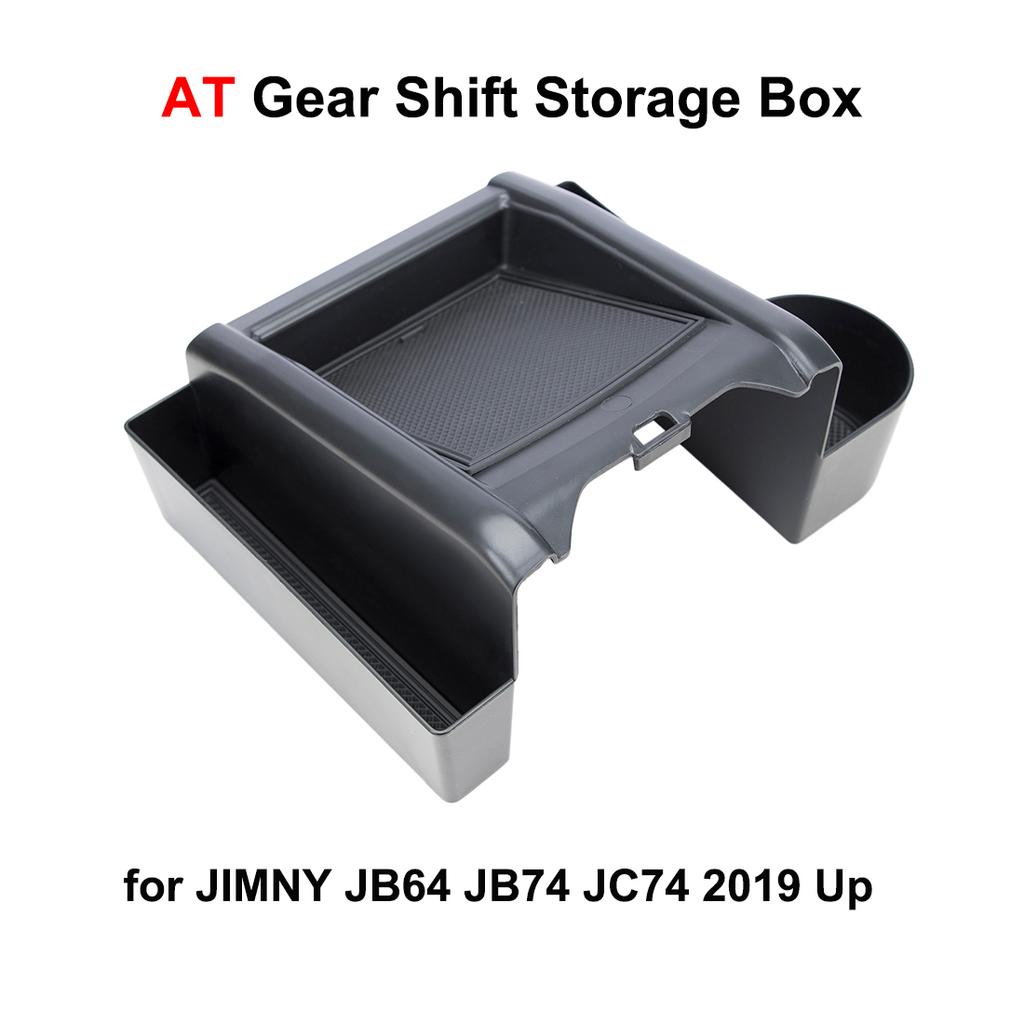 Car Gear Shift Storage Box Organizer Tray Cup Holder AT Model for Suzuki Jimny 2019-2026 Stowing Tidying Interior Accessories