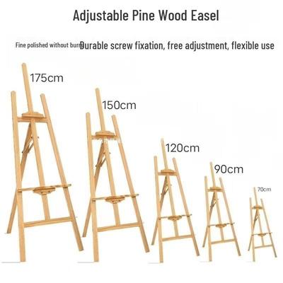 Art Student Easel: Pine, Beech, Drawer Easel, Sketch Drawing Board