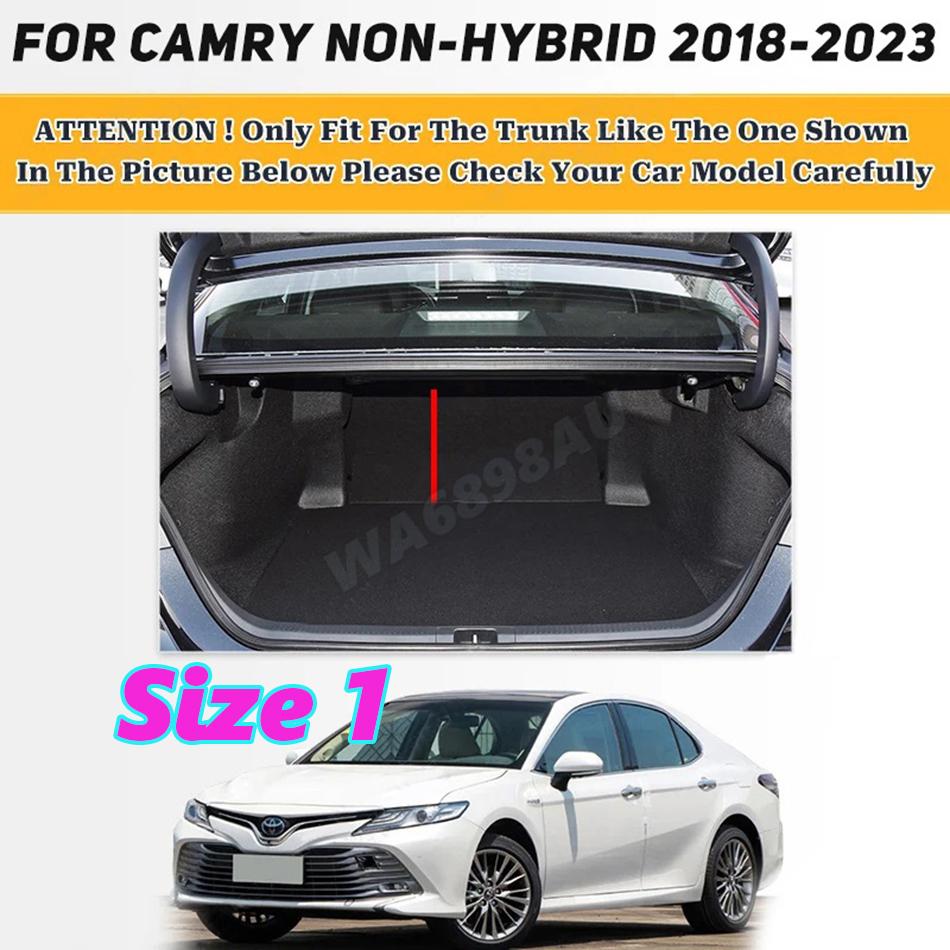 High Quality Leather Car Trunk Mat For Toyota Camry Non-hybrid 2018 2019 2020 2025 2025 2025 Anti Dirty Durable Carpet