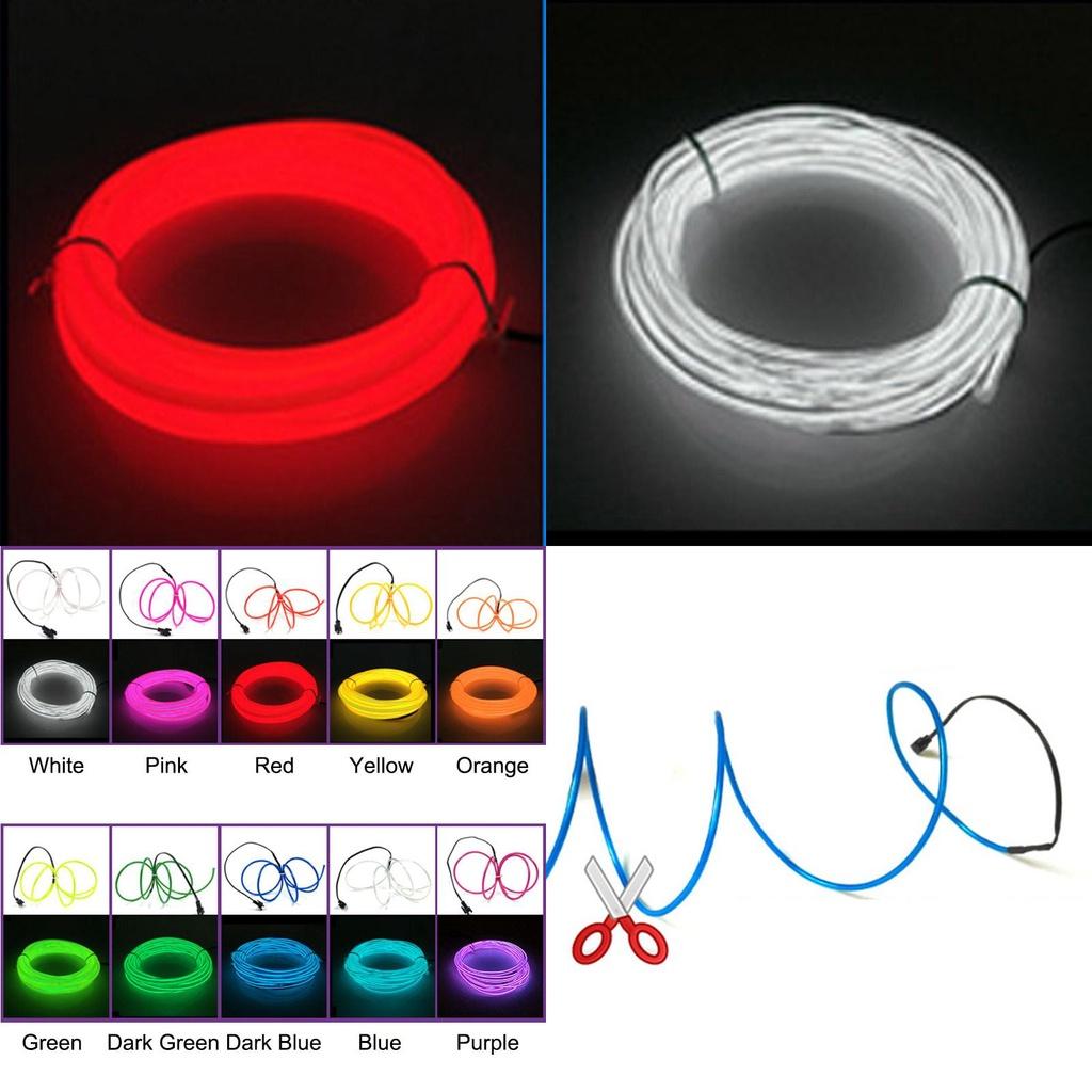 Energy Saving El Wire Costume Illuminated Strips For Stickman Figures At Parties And Camping